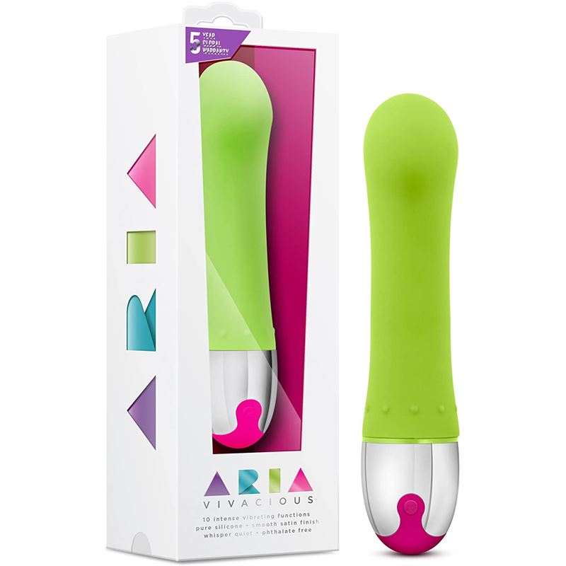 Aria Vivacious Lime Green Blush Juguetes Vulva Sex Shop Mayorista